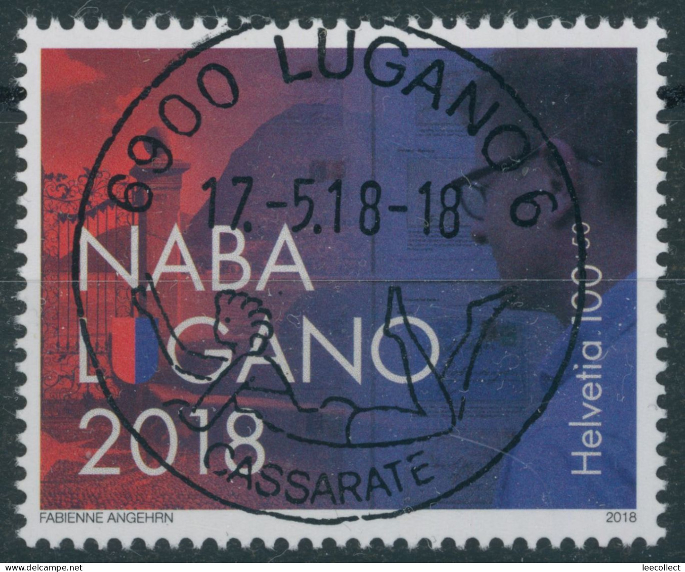 Suisse - 2018 - Naba • Lugano - Ersttag Voll Stempel ET - Gebraucht