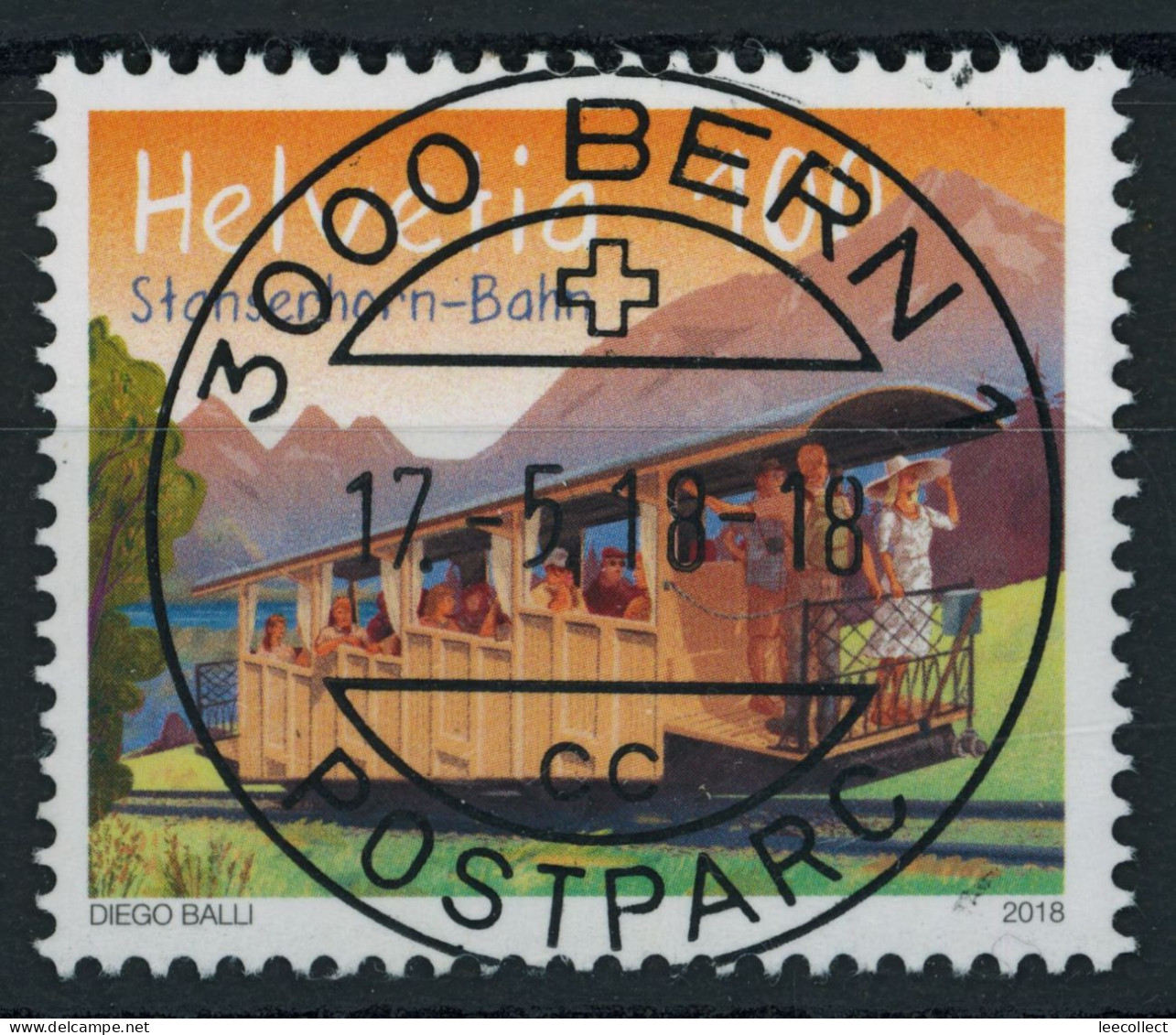 Suisse - 2018 - Stanserhorn Bahn - Ersttag Voll Stempel ET - Gebraucht