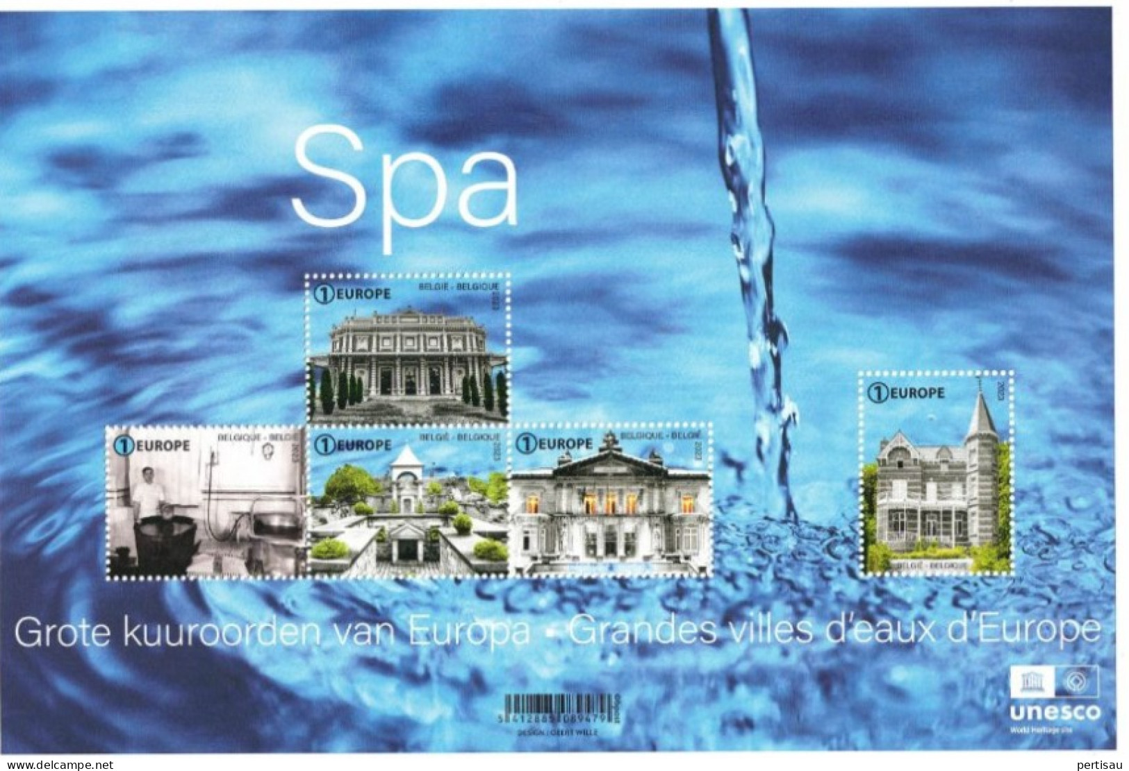 Grote Kuurcentra's Spa 2023 - Unused Stamps