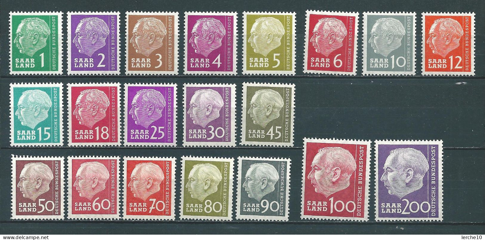 Saar MiNr. 380-399 **  (sab31) - Unused Stamps