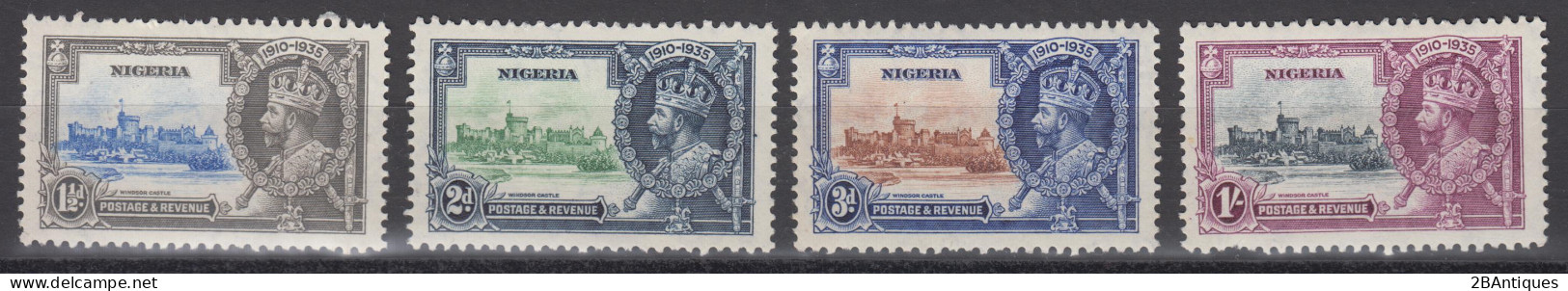 NIGERIA 1935 - The 25th Anniversary Of The Coronation Of King George V MH* - Nigeria (...-1960)