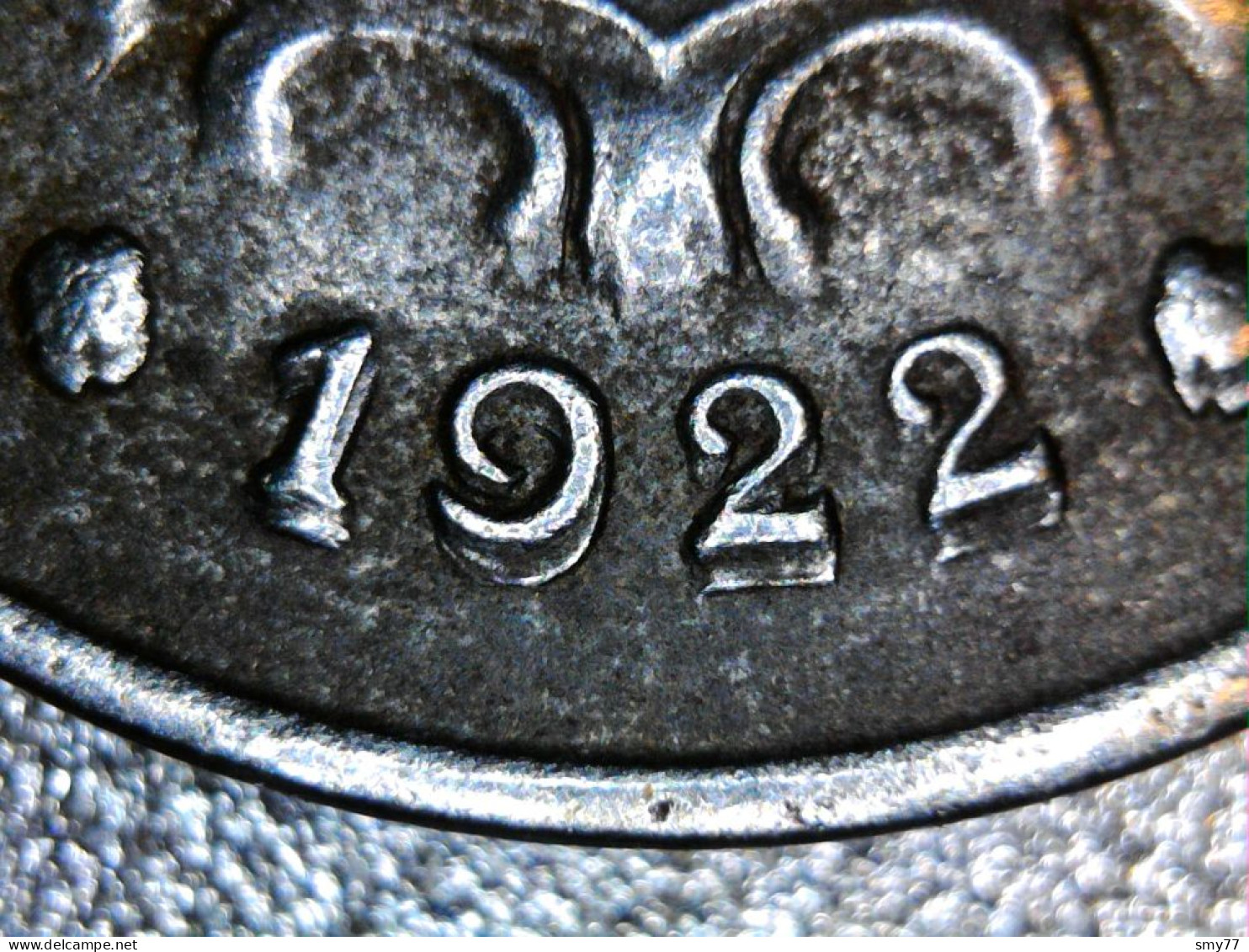 Luxembourg • 5 Centimes 1922 • Fautée / Error / Tréflage • Millésime Peu Courant / Keydate • Luxemburg  • [24-500] - Luxembourg