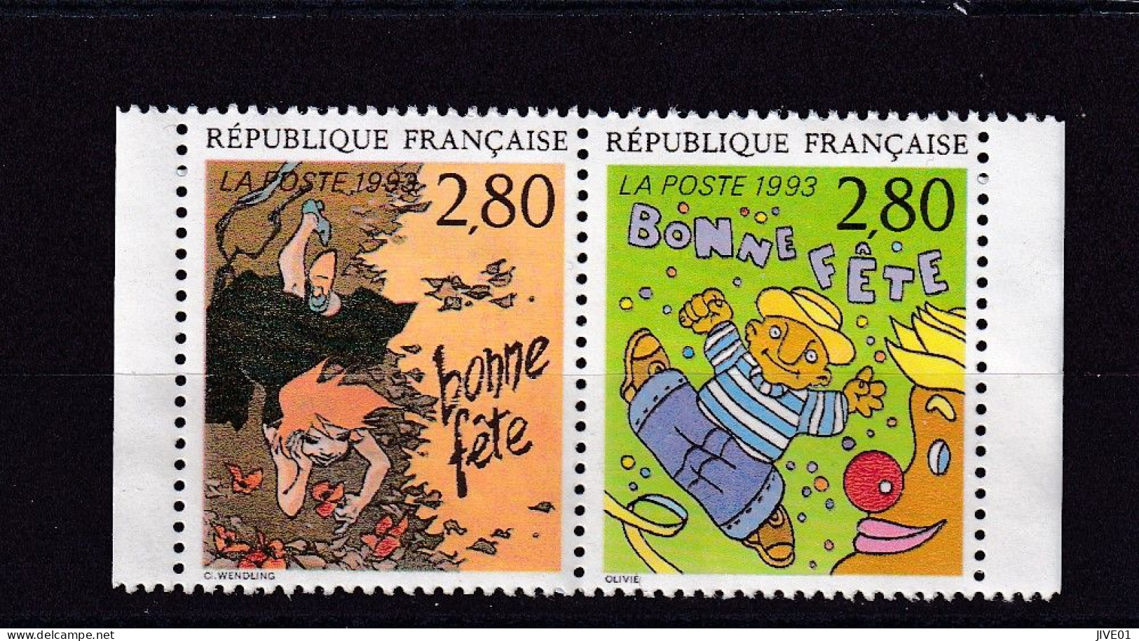 FRANCE 1993 OBLITERES : Y/T N° 2836 2837 NSG - Gebraucht