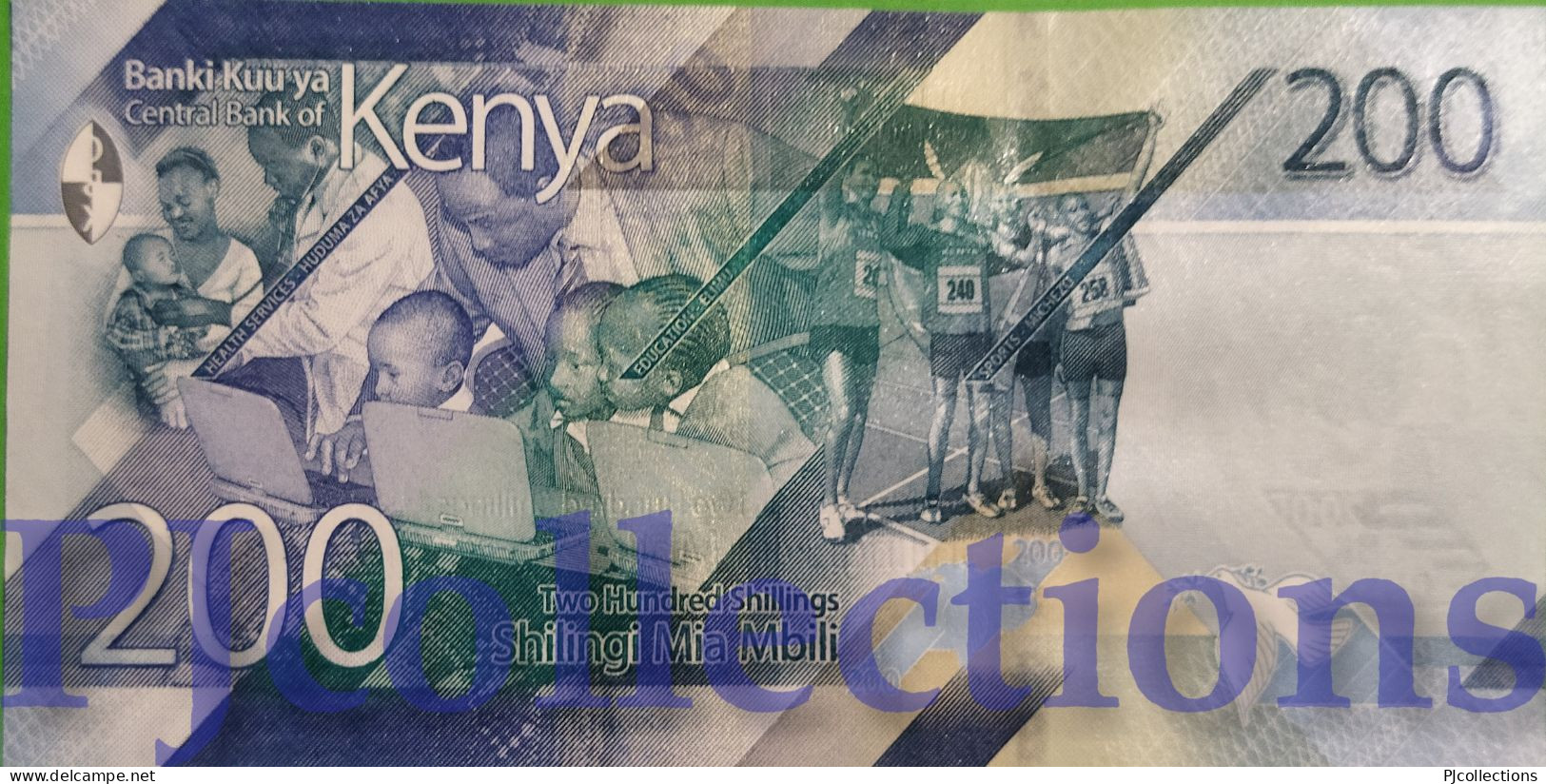 KENYA 200 SHILLINGS 2019 PICK 54 UNC PREFIX "AA" - Kenya
