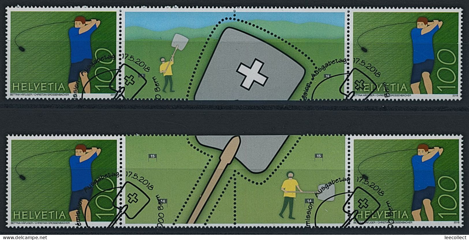 Suisse - 2018 - Hornussen - Zwischenstege - Ersttag Stempel ET - Used Stamps