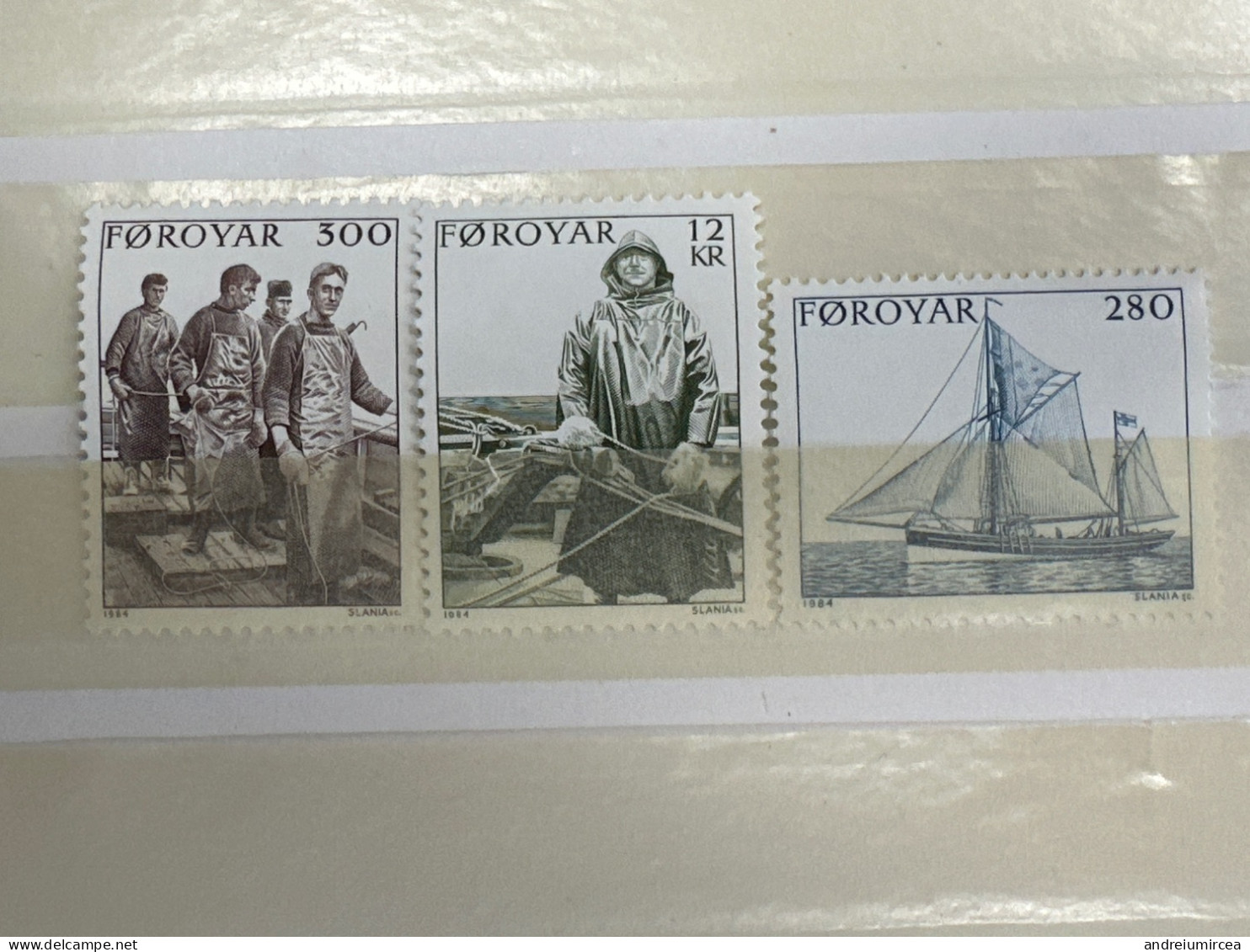 1984  MNH  Faroe Fishing - Usines & Industries