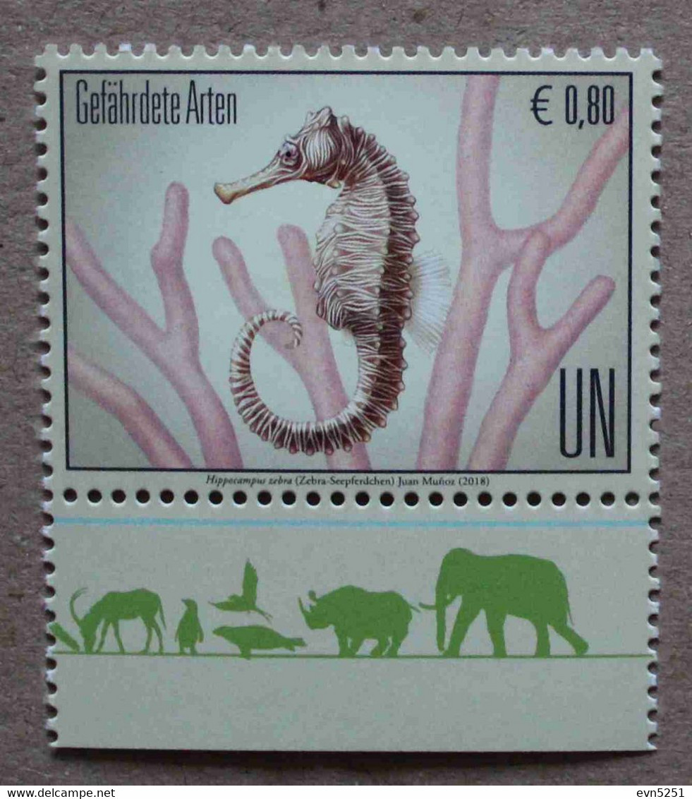 Vi18-01 : Nations-Unies (Vienne)  -  Protection De La Nature, Hippocampe Zébré - Nuovi