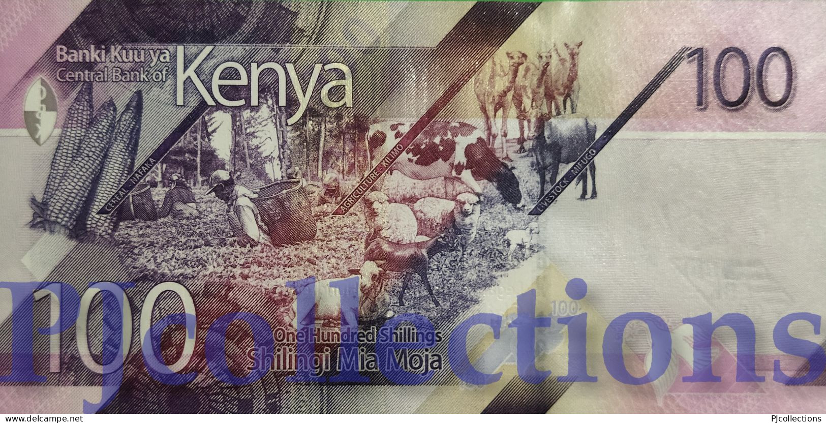 KENYA 100 SHILLINGS 2019 PICK 53 UNC - Kenya