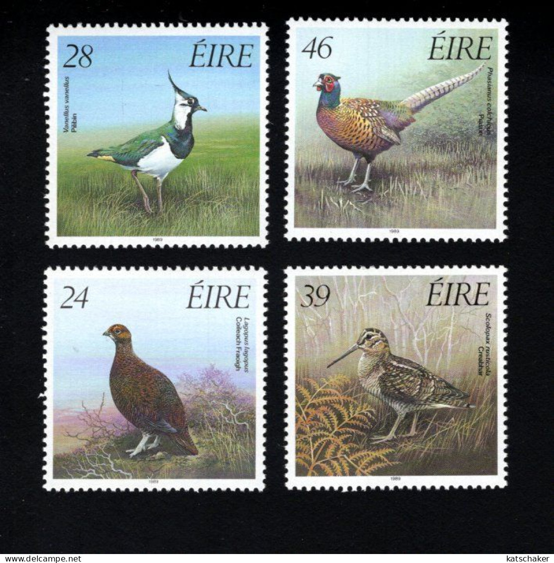 1997047085 1989  SCOTT 755 758  (XX) POSTFRIS  MINT NEVER HINGED - FAUNA - WILDLIFE - GAME BIRDS - Nuovi