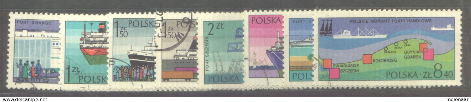 Postzegels > Europa > Polen > 1944-.... Republiek > 1971-80 > Gebruikt No. 2472-2479 (24137) - Usados