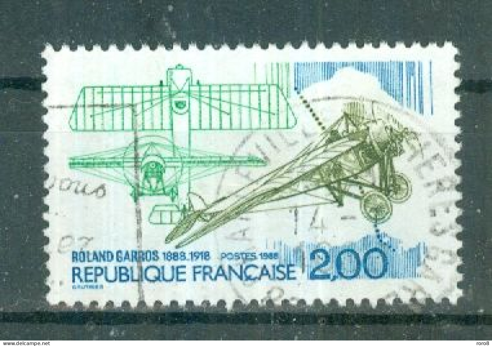 FRANCE - N°2544 Oblitéré - Centenaire De La Naissance De Roland Garros. - Used Stamps