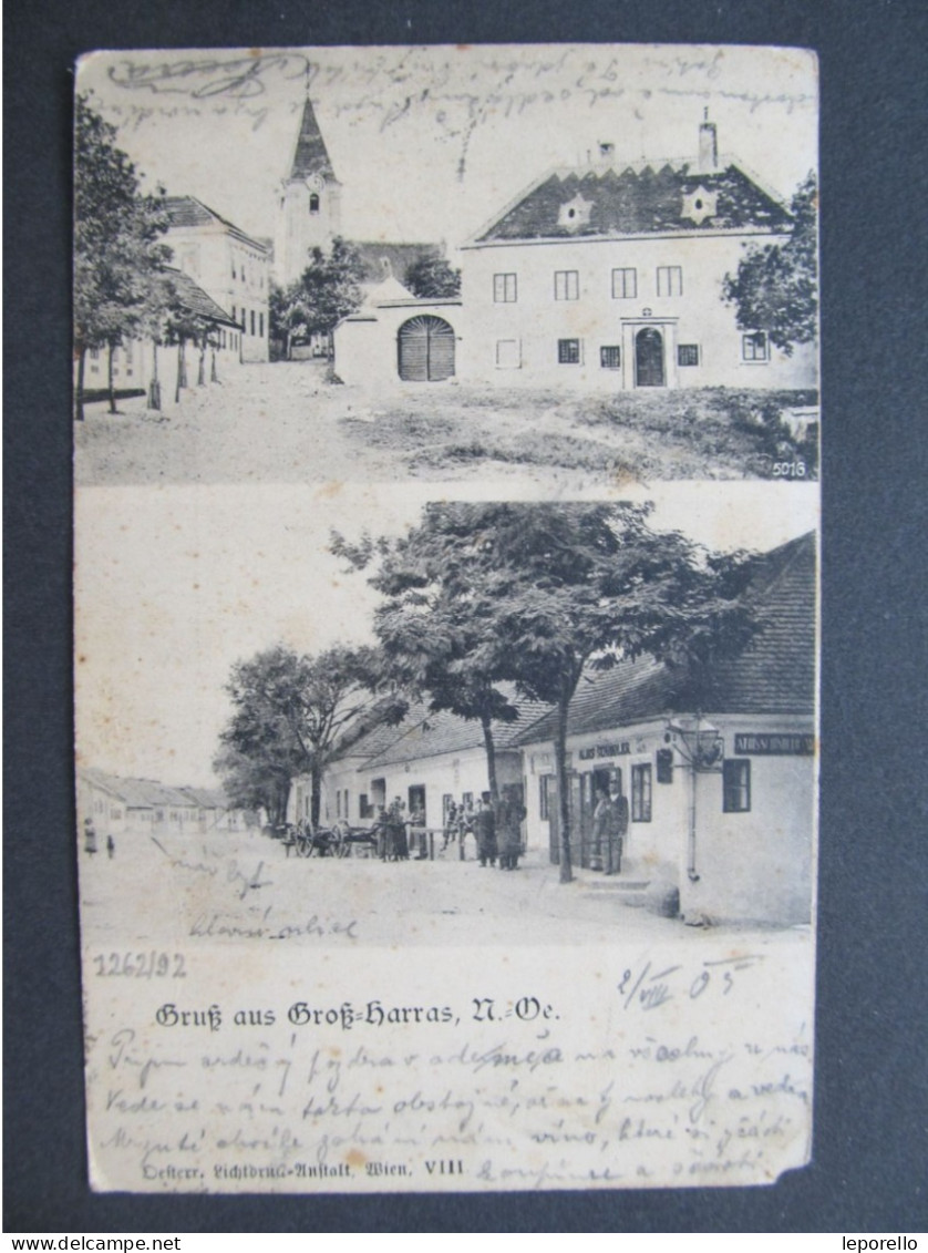 AK Großharras B. Mistelbach Gross Harras 1905 // D*59169 - Mistelbach