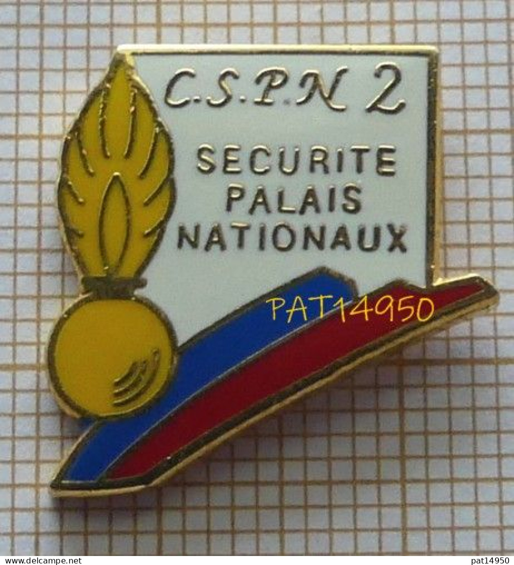 PAT14950 CSPN COMPAGNIE De SECURITE Des PALAIS NATIONAUX  GENDARMERIE NATIONALE En Version EGF - Policia