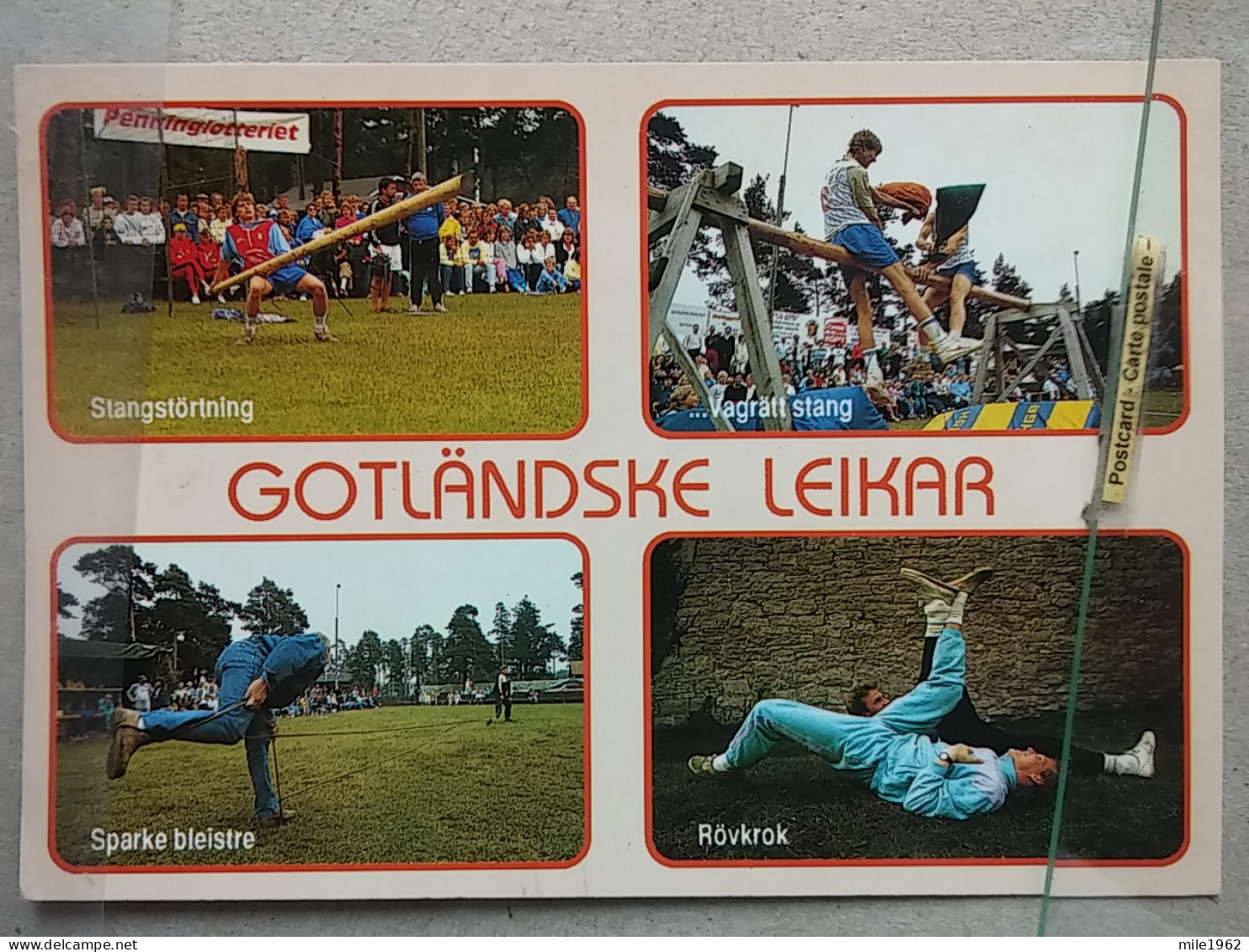 KOV 537-1 - GOTLAND, SWEDEN, LEIKAR, SPORT GAMES - Sweden