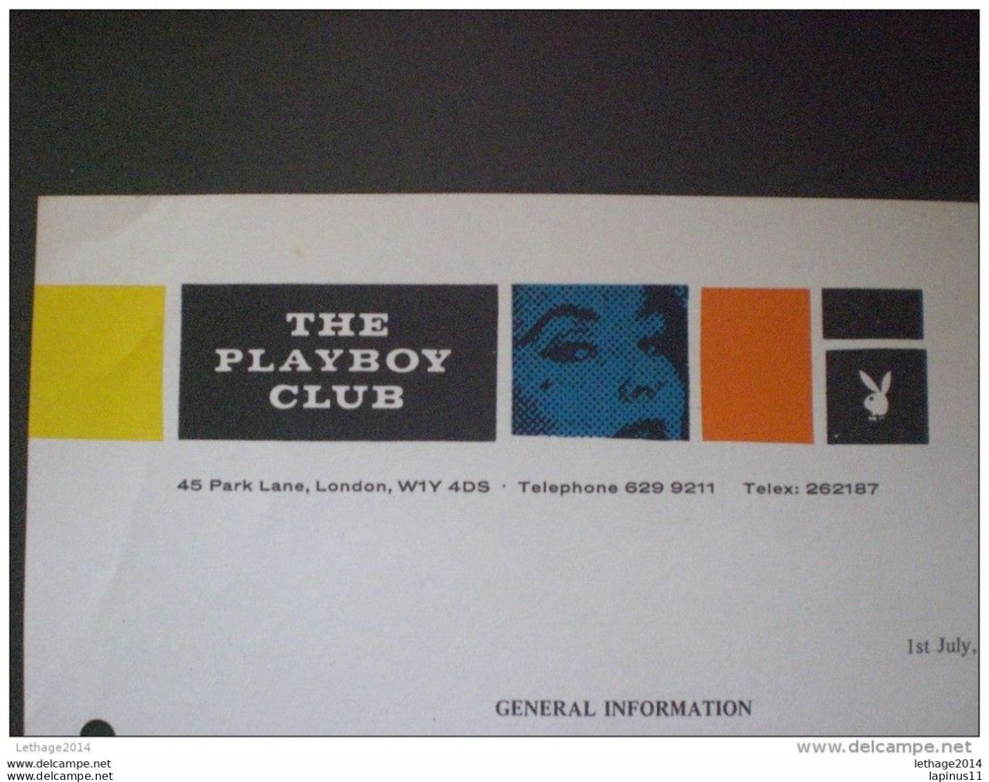 Play BOY CASINO DOCUMENT 1971 - Cartes De Casino