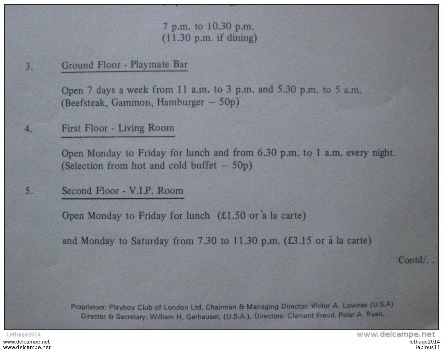 Play BOY CASINO DOCUMENT 1971 - Tarjetas De Casino