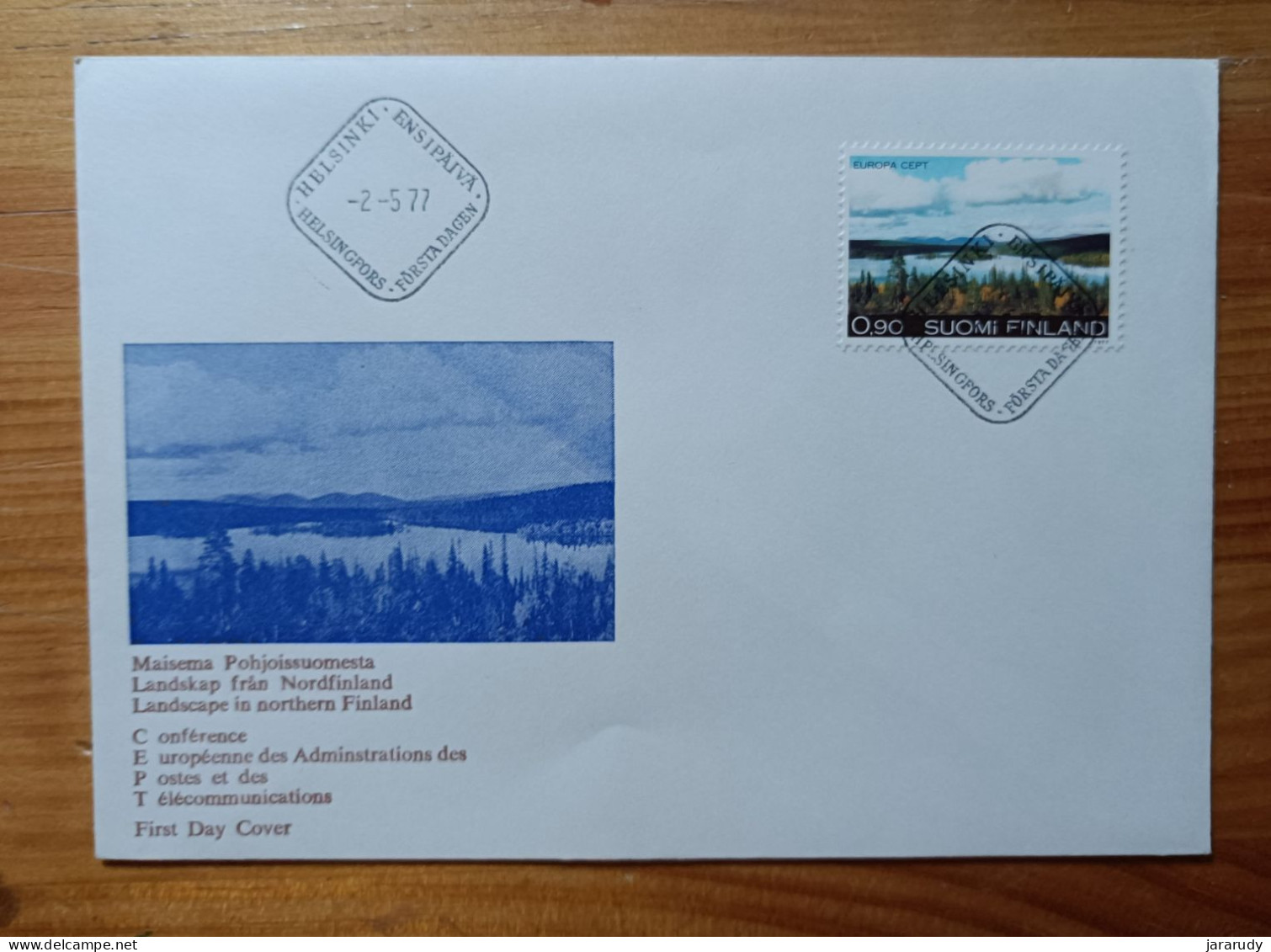 FINLANDIA EUROPA CEPT 1977 FDC/SPD MNH - FDC