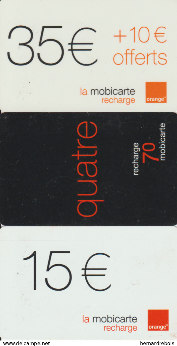 TC20 - 3 RECHARGES MOBICARTE Pour 1 € - Per Cellulari (ricariche)