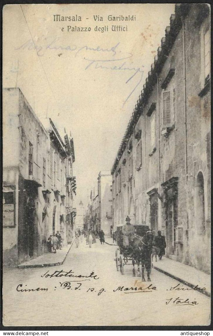 Italy-----Marsala-----old Postcard - Marsala