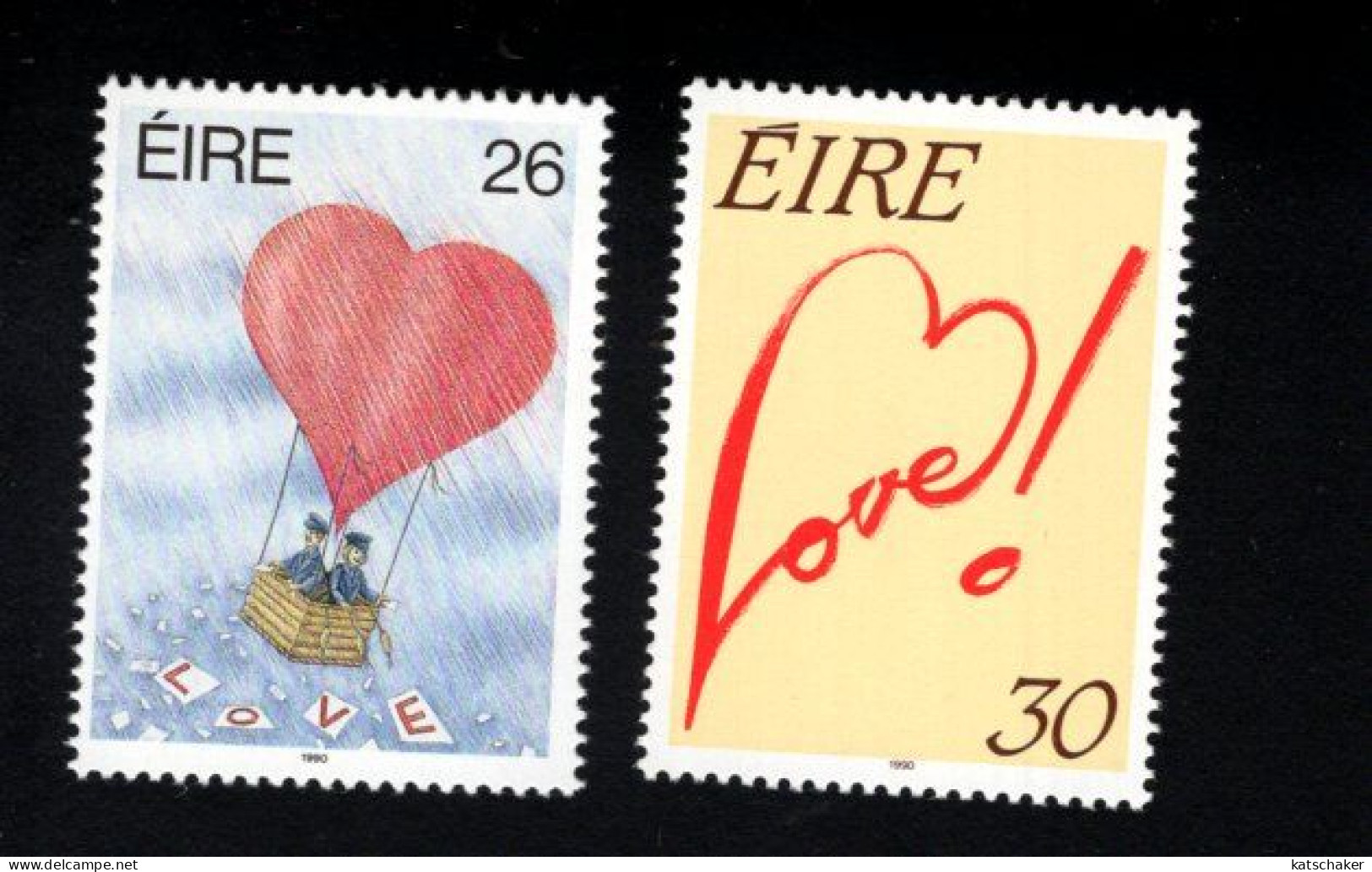 1997049089 1990  SCOTT 765 766  (XX) POSTFRIS  MINT NEVER HINGED - LOVE STAMPS - Ungebraucht