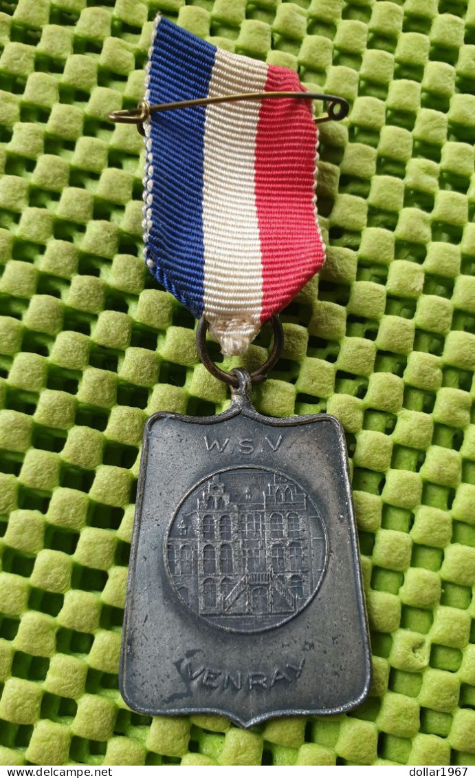 Medaile :  W.S.V. Venray  -  Original Foto  !!  Medallion  Dutch - Andere & Zonder Classificatie