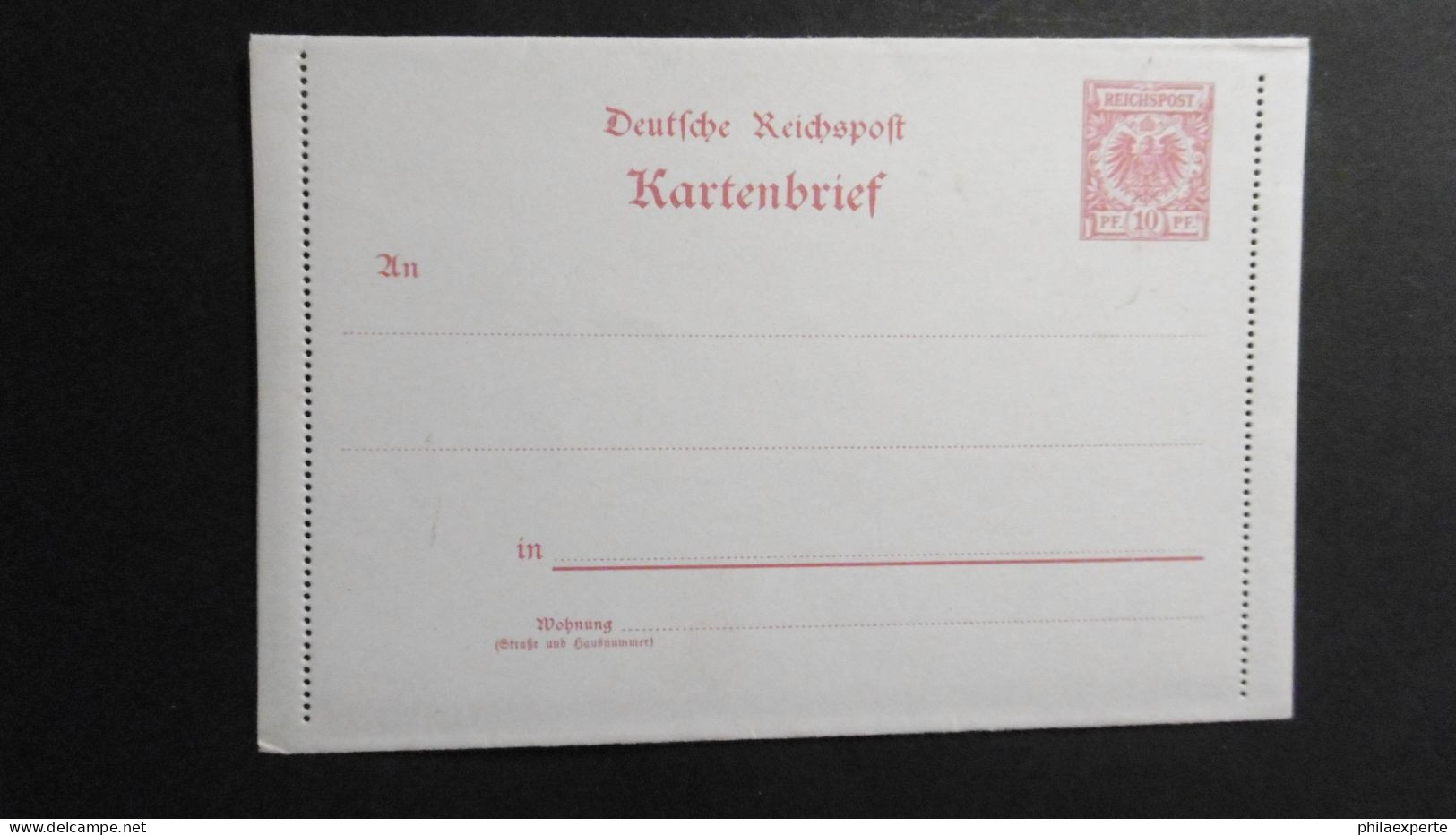 Deutsches Reich Mi. Kartenbrief K 3 */ungebraucht - Enveloppes