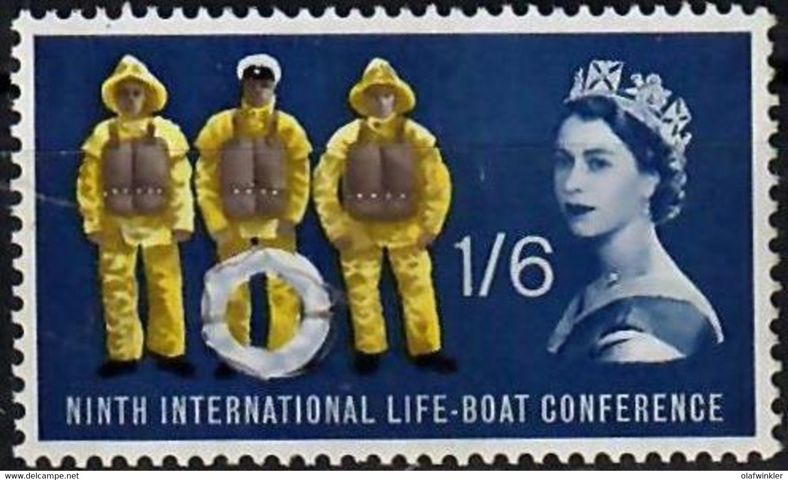 1963 Lifeboatmen SG 641 / Sc 397 / YT 377 / Mi 361x MNH / Neuf Sans Charniere / Postfrisch [sm] - Unused Stamps