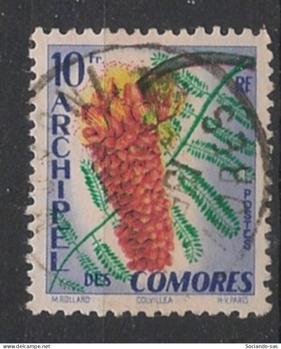 COMORES - 1958 - N°YT. 16 - Colvillea - Oblitéré / Used - Used Stamps