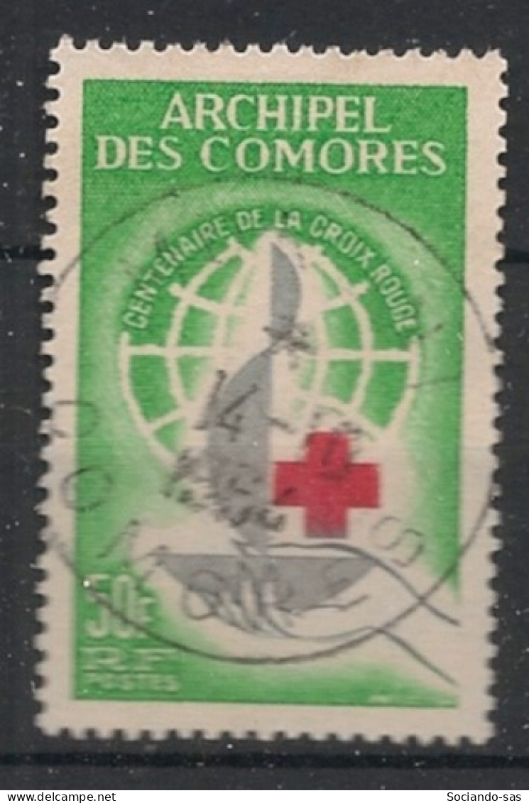 COMORES - 1963 - N°YT. 27 - Croix-Rouge - Oblitéré / Used - Oblitérés