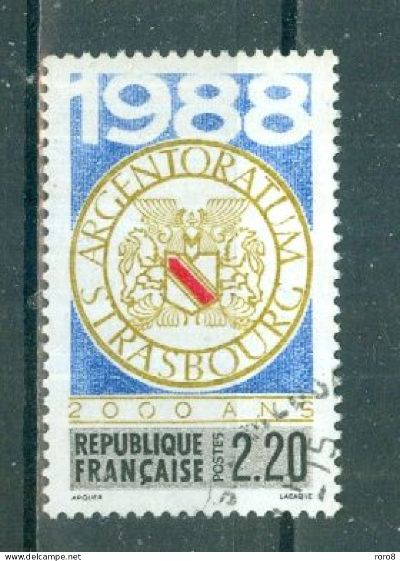 FRANCE - N°2552 Oblitéré - Bimillénaire De Strasbourg. - Usados