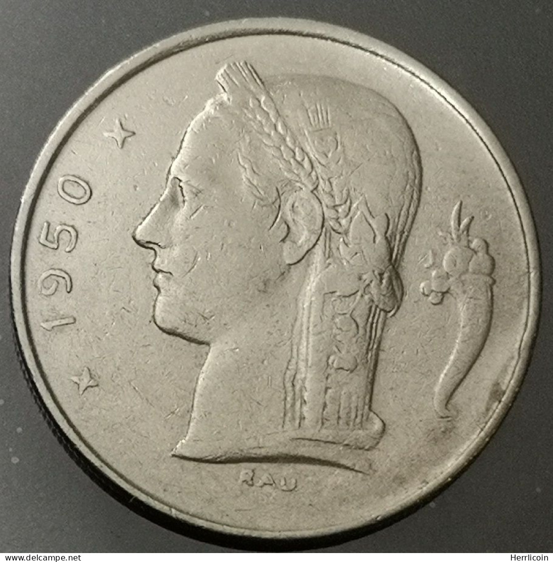 Monnaie Belgique - 1950 - 1 Franc Type Cérès en Français - 1 Franc