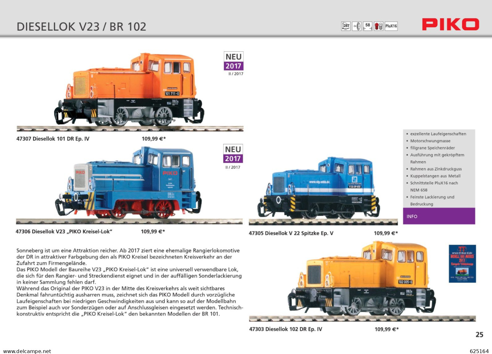 Catalogue PIKO 2012 TT-Katalog Hobby 1/120 - Deutsch