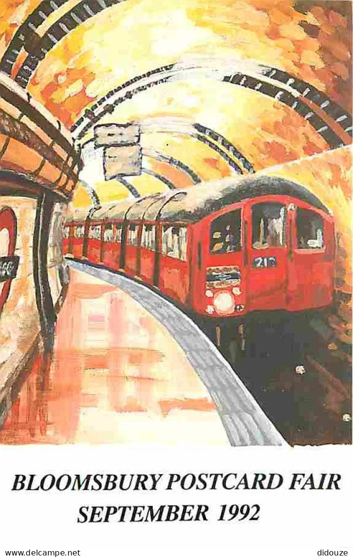 Trains - Métro - Bloomsbury Postcard Fair September 1992 - CPM - Voir Scans Recto-Verso - Metropolitana