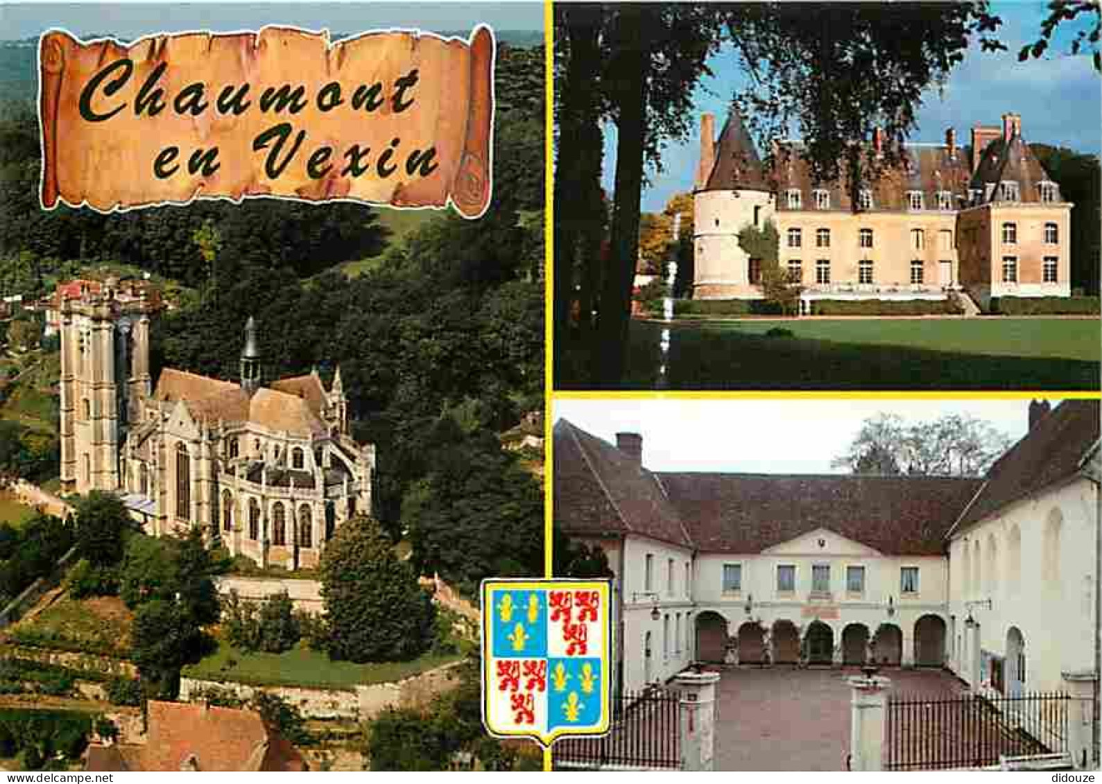 60 - Chaumont En Vexin - Multivues - Blasons - CPM - Voir Scans Recto-Verso - Chaumont En Vexin