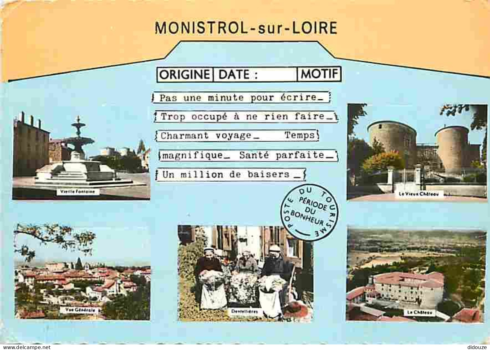 43 - Monitrol Sur Loire - Multivues - Folklre - Etat Pli Visible - CPM - Voir Scans Recto-Verso - Monistrol Sur Loire