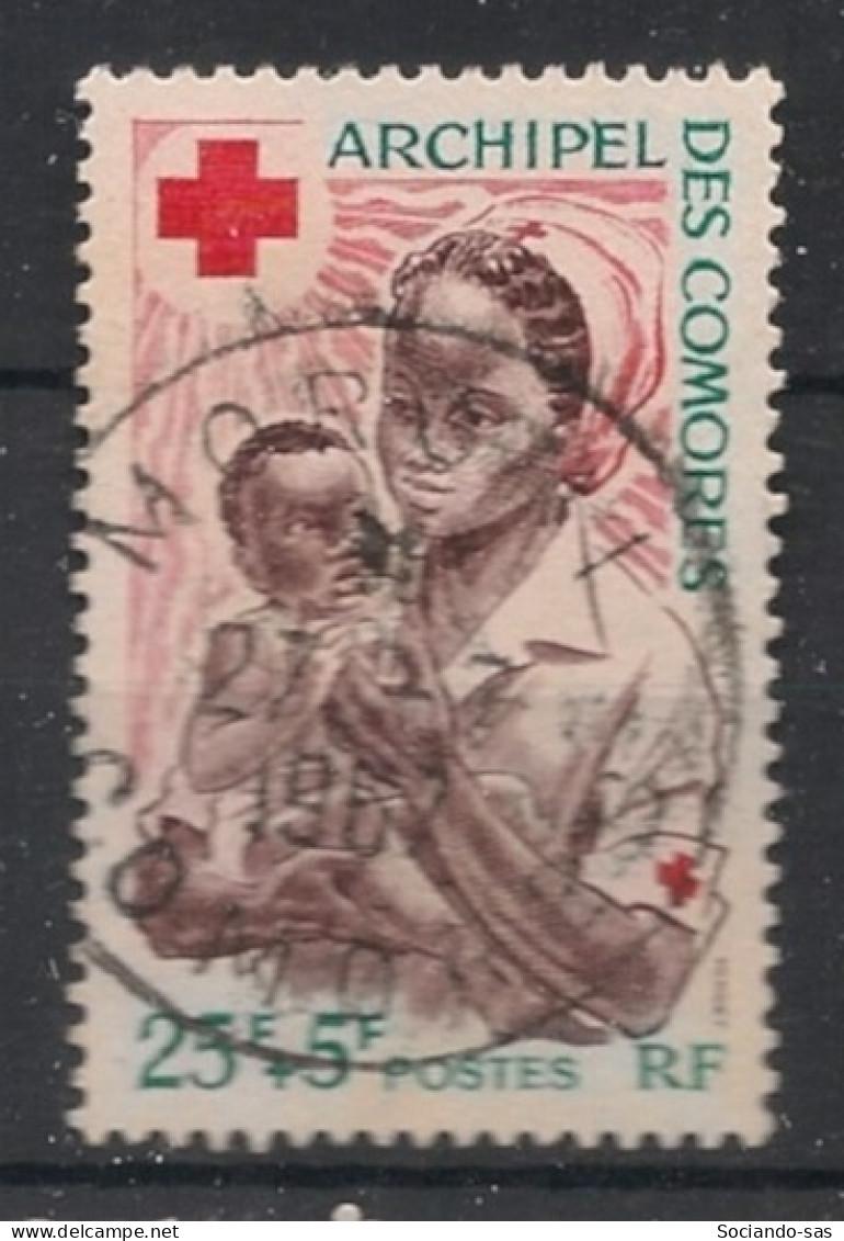 COMORES - 1967 - N°YT. 45 - Croix-Rouge - Oblitéré / Used - Gebraucht