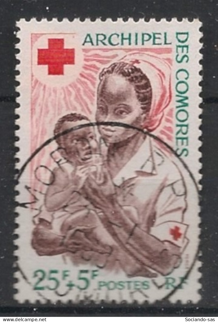 COMORES - 1967 - N°YT. 45 - Croix-Rouge - Oblitéré / Used - Used Stamps