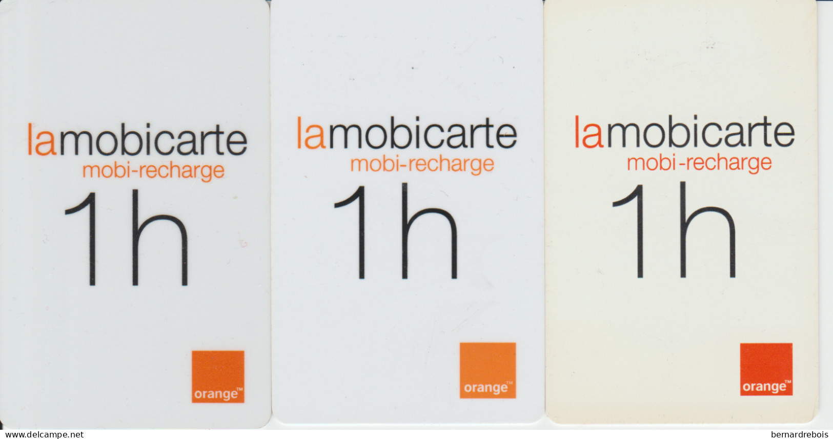 TC19 - 3 RECHARGES MOBI 1 HEURE Pour 1 € - Other & Unclassified