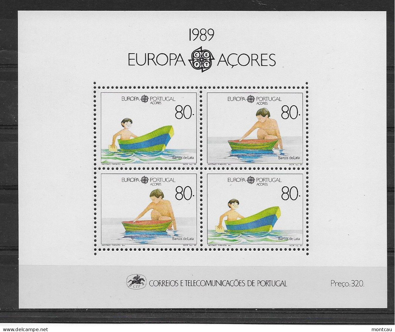 Açores 1989.  Europa Mi 402-03  (**) - 1989