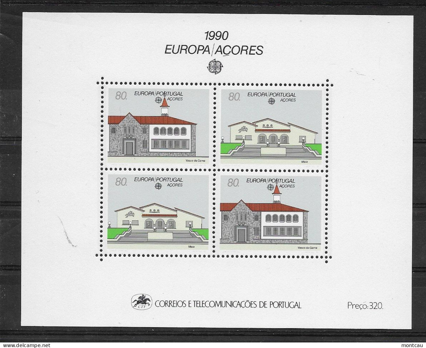 Açores 1990.  Europa Mi 410-11  (**) - 1990