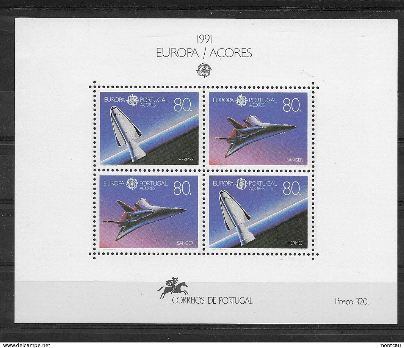Açores 1991.  Europa Mi 116-17  (**) - 1991