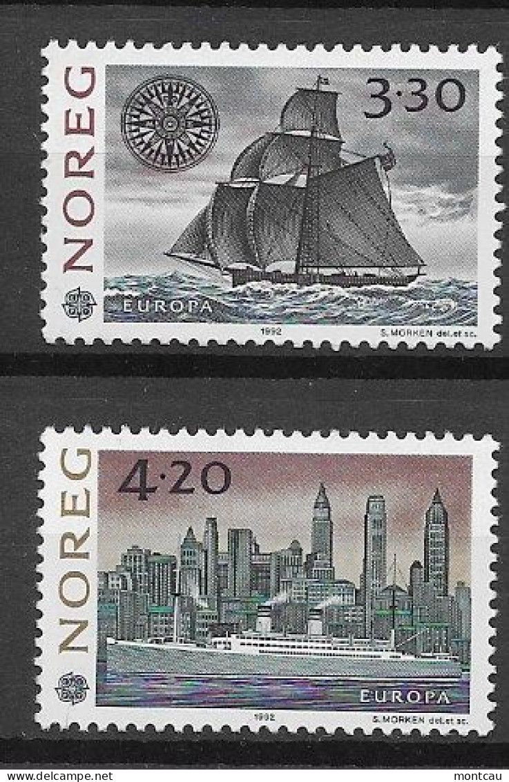 Norge 1992.  Europa Mi 1096-97  (**) - 1992