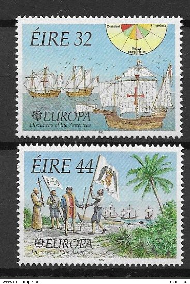 Ireland 1992.  Europa Mi 792-93  (**) - 1992