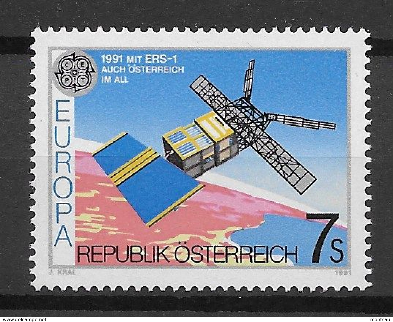 Austria 1991.  Europa Mi 2026  (**) - 1991