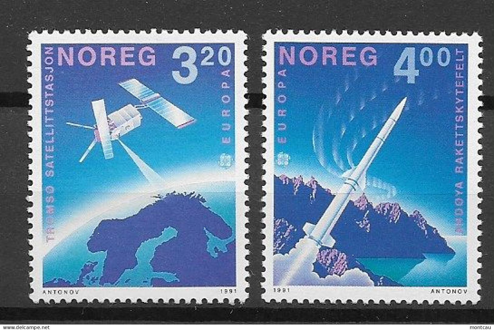 Norge 1991.  Europa Mi 1062-63  (**) - 1991