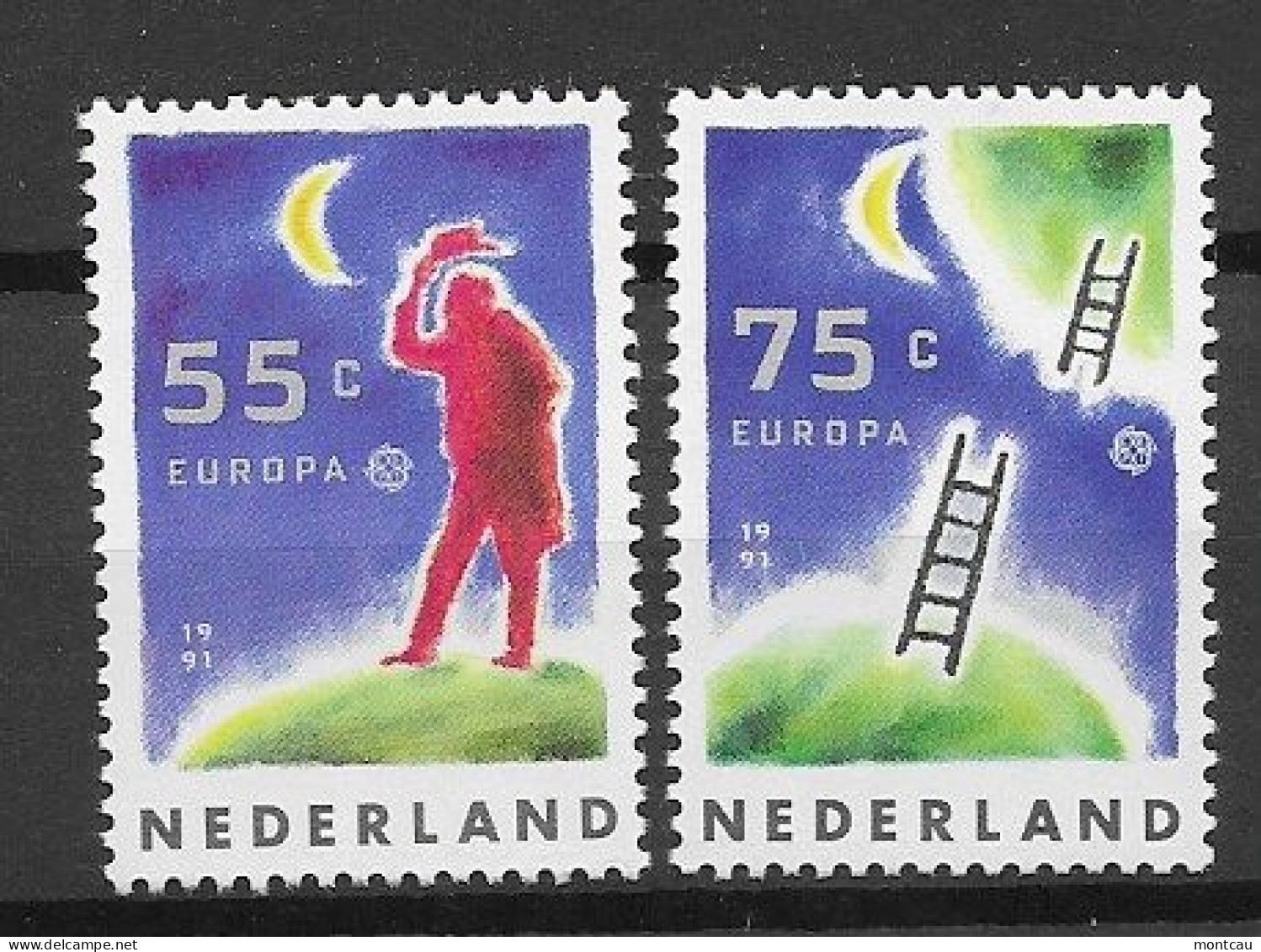 Nederland 1991.  Europa Mi 1409-10  (**) - 1991