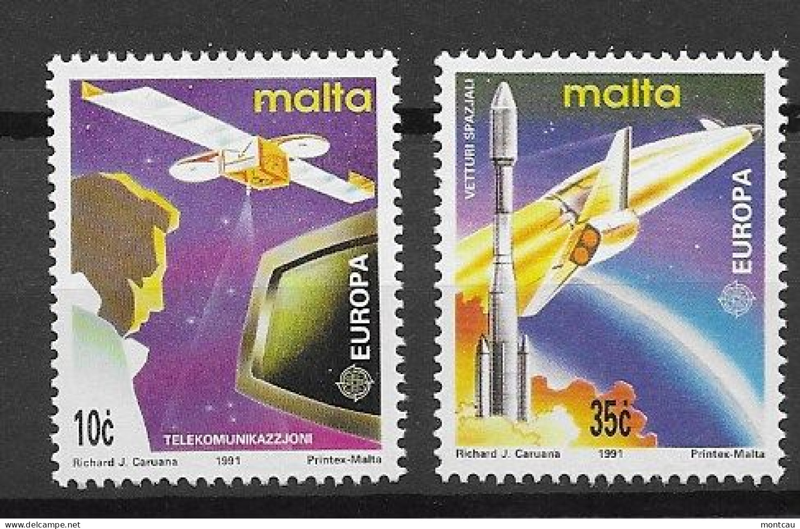 Malta 1991.  Europa Mi 854-55  (**) - 1991