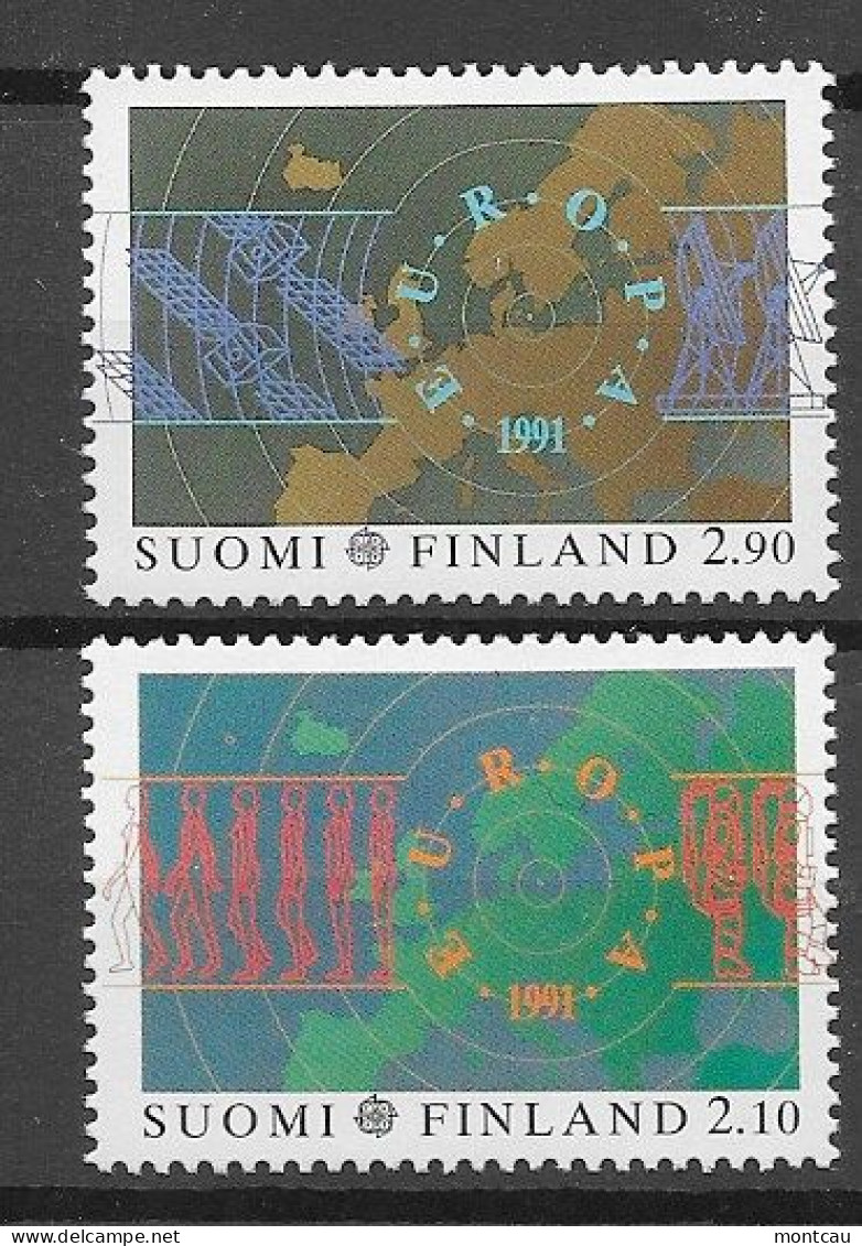 Finland 1991.  Europa Mi 1144-45  (**) - 1991