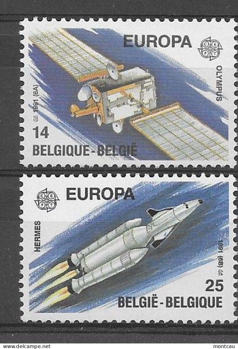Belgique 1991.  Europa Mi 2458-59  (**) - 1991