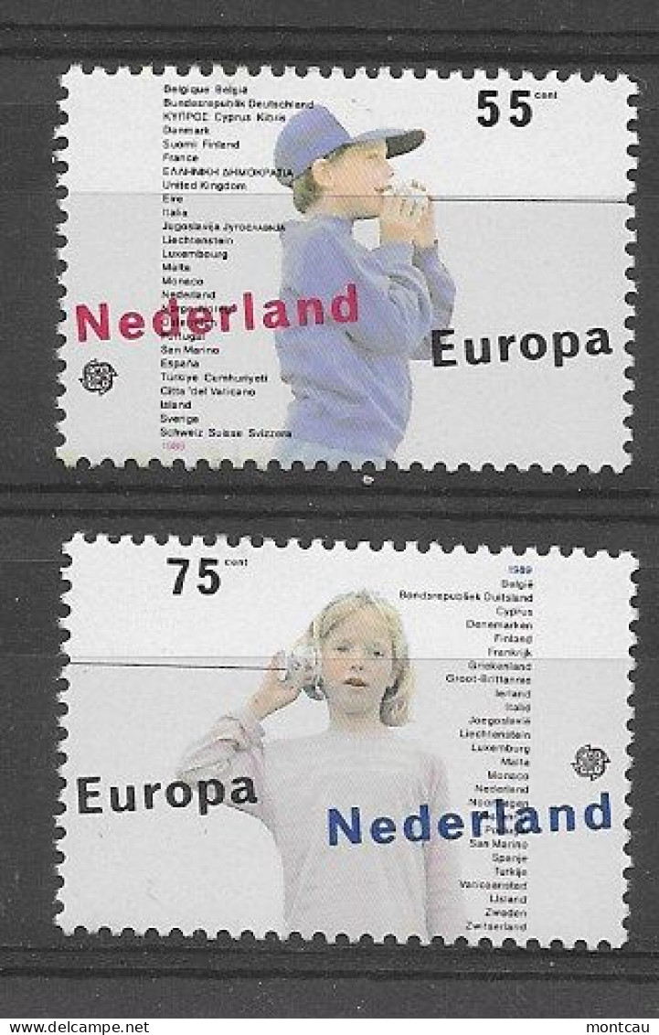 Nederland 1989.  Europa Mi 1364-65  (**) - 1989